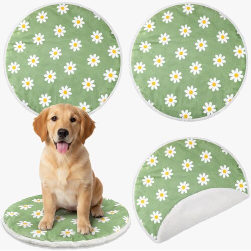 4-piece washable pet mat set