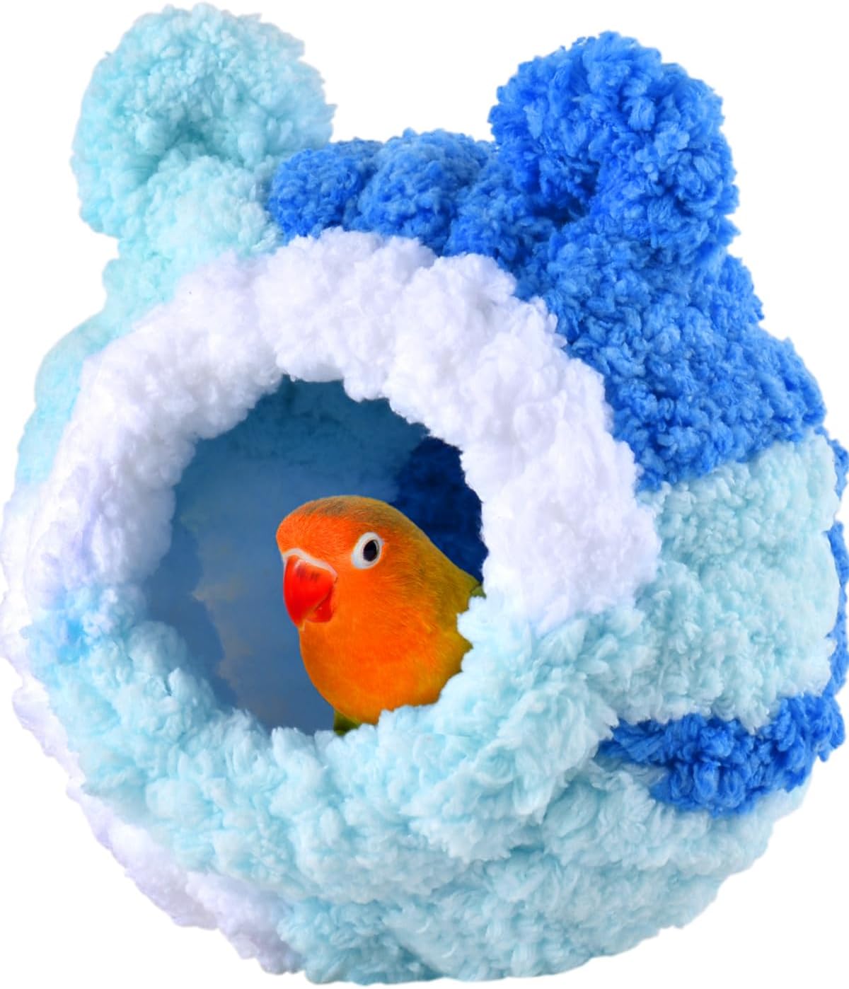 Cone-shaped hanging nest bed