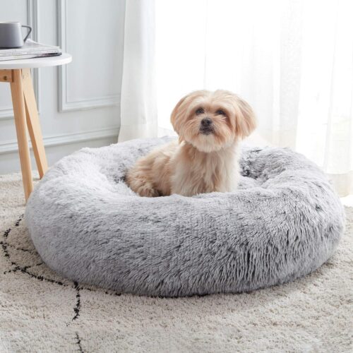 Light gray multi-size ring-style soothing bed